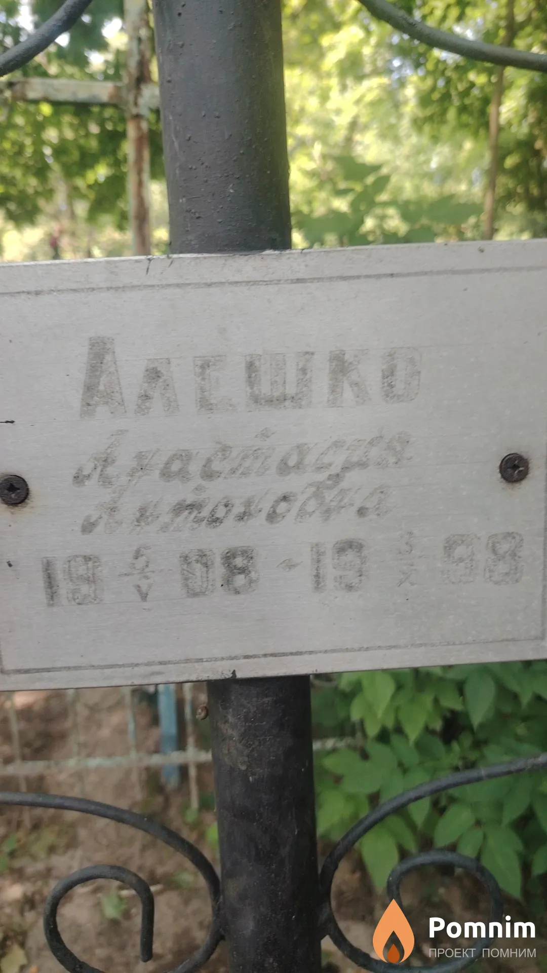 Алешко Анастасия Антоновна
