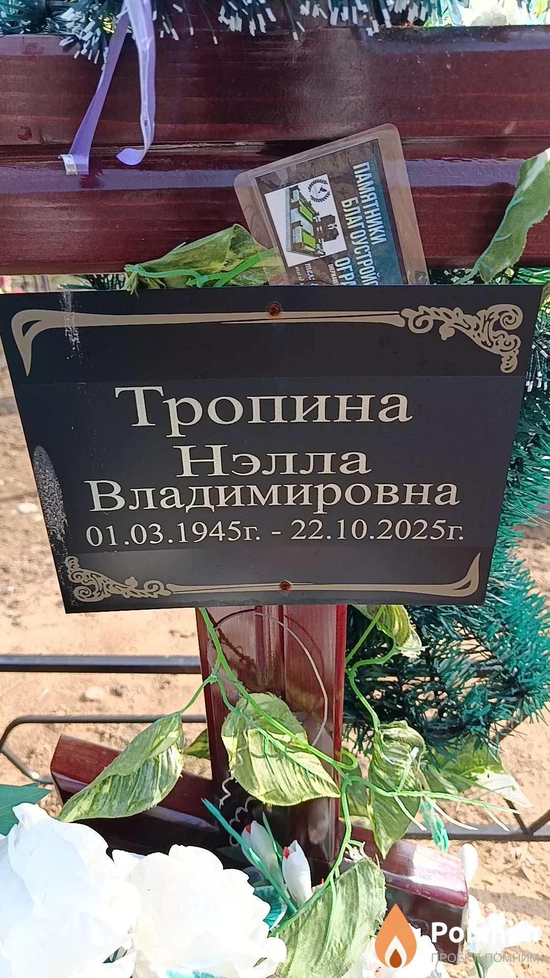 Тропина Нэлла Владимировна