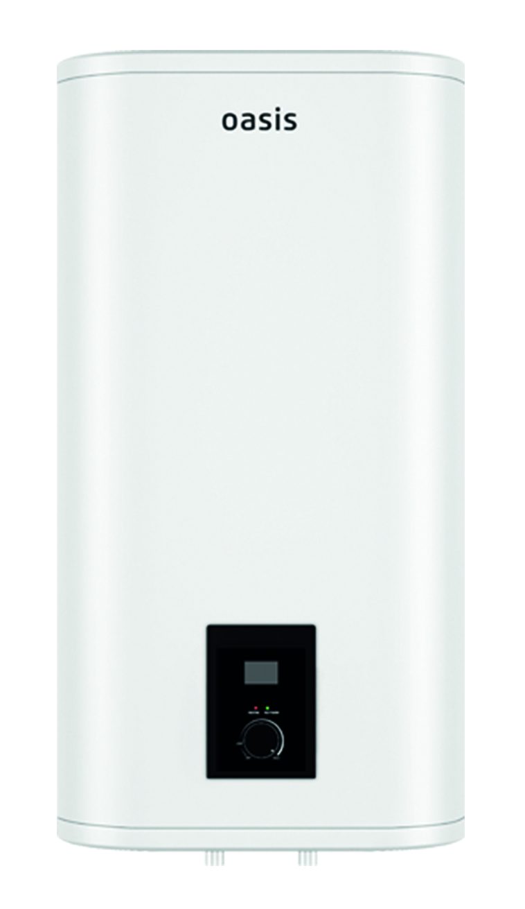 Водонагреватель накопит. Oasis 100R (2кВт, 100л, медный ТЭН, дисплей, верт, УЗО, антиза