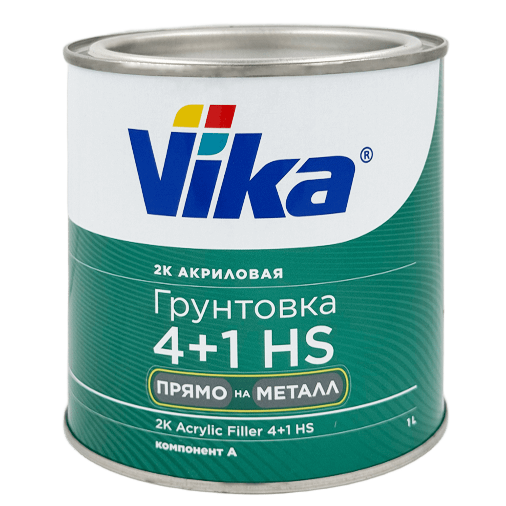 VIKA 2K ACRYLIC FILLER HS 4+1 Грунт-наполнитель "Прямо на металл" 1,2кг + 0,19кг