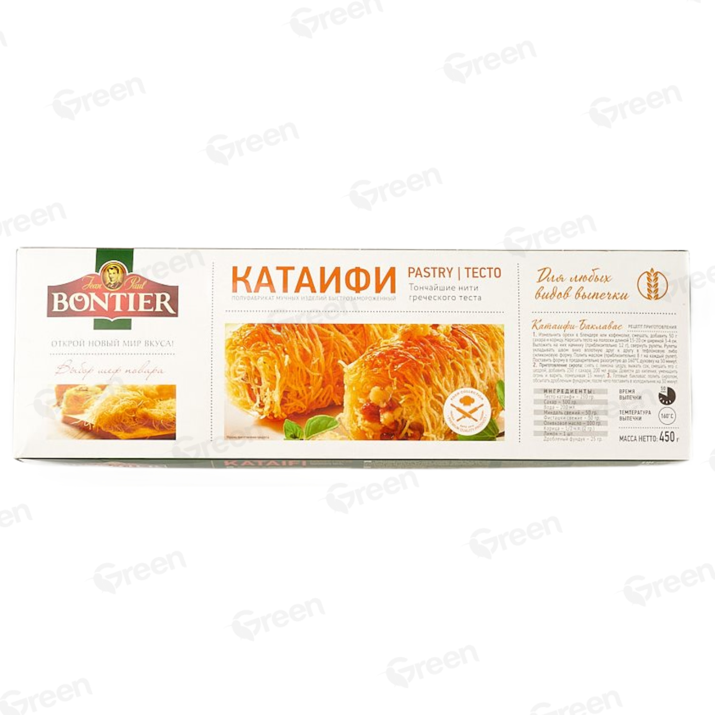 Тесто Катаифи, 450г купить с доставкой в Минске - Green