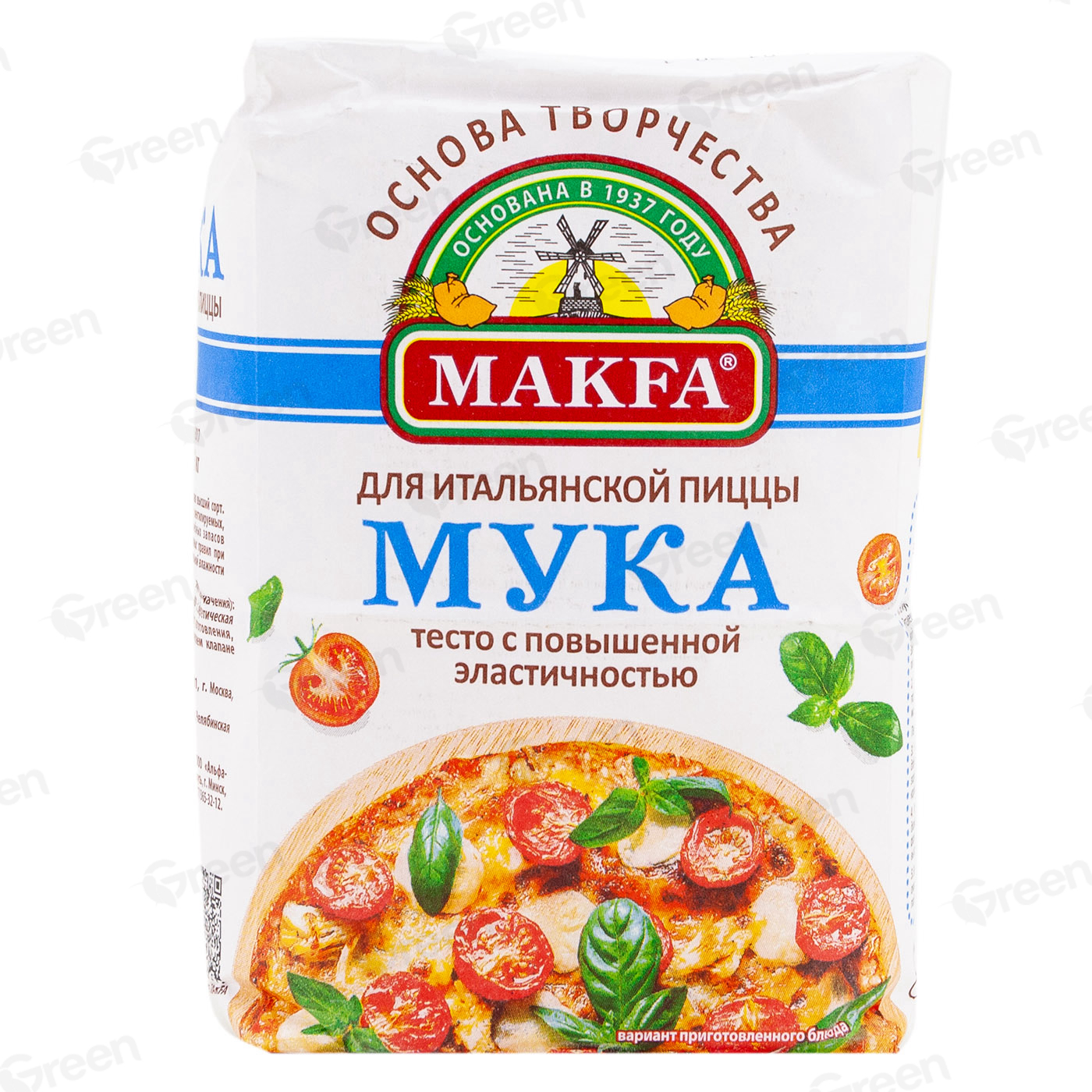 Мука для пиццы Макфа в/с, 1кг купить с доставкой в Минске - Green