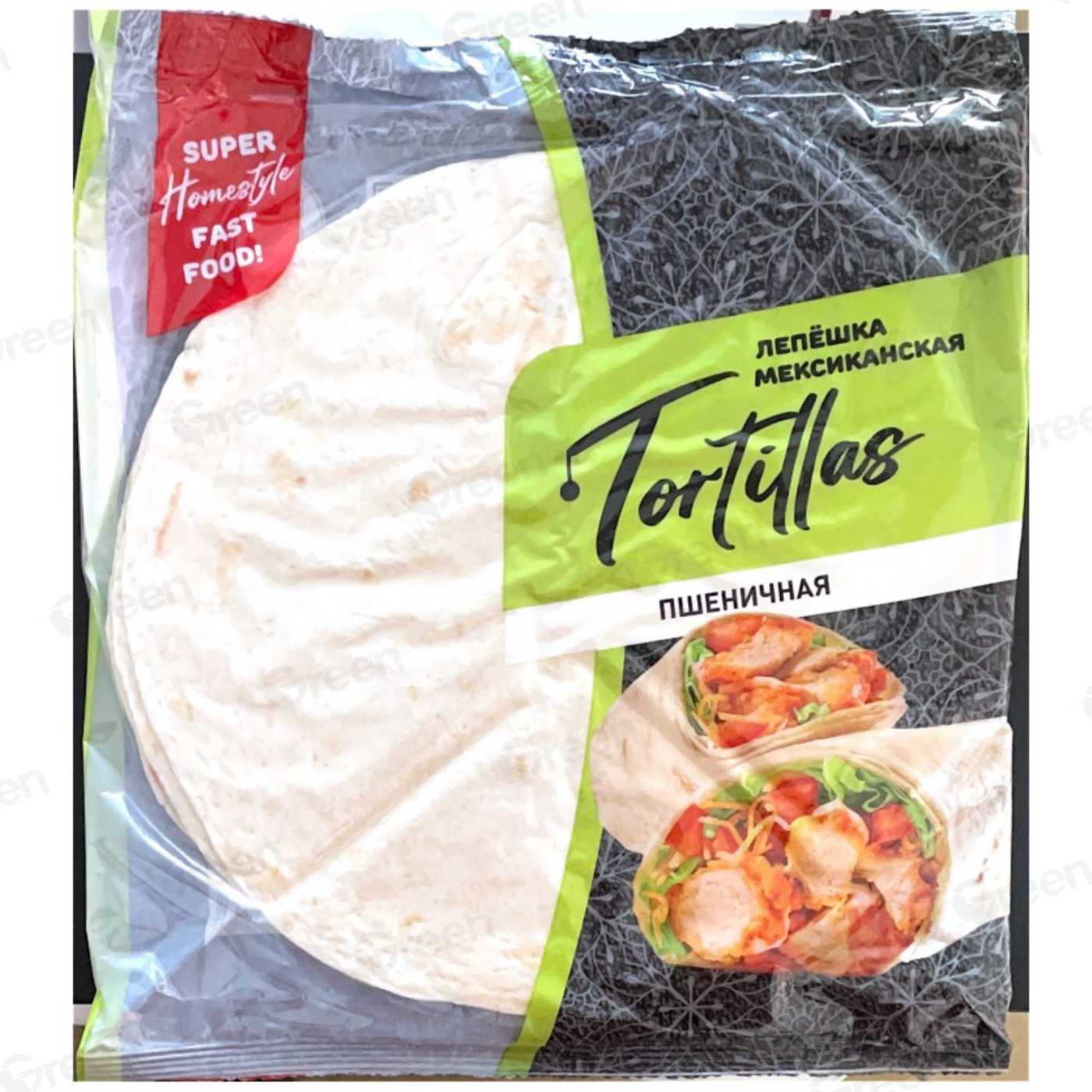 Лепешка мексиканская Tortillas, 276г купить с доставкой в Минске - Green