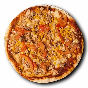 Пицца Нежная с семгой и креветками, Pizza Sole Mio
