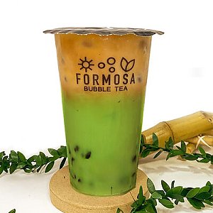 Матча Айс Латте 0.5л, Formosa Bubble Tea (ТЦ Galileo)