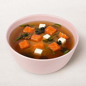 Суп Мисо с лососем, Суши WOK - Полоцк