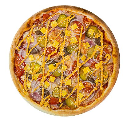 Заказать Пицца Чизбургер (640г), Пан Пицца - Лида