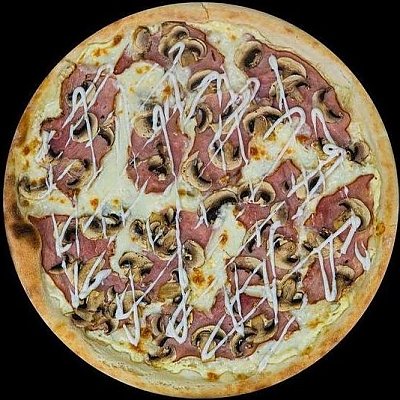 Заказать Пицца с ветчиной и грибами (600г), Пан Пицца - Минск
