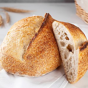 Хлеб Пшеничный подовый (тартин), Будешь Булочку? (на Махновича)