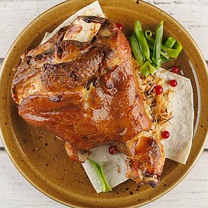 Свиная рулька на компанию (1000г) (весовое), Кафе Закуток