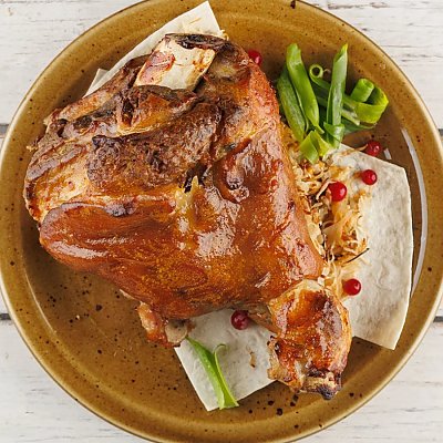 Заказать Свиная рулька на компанию (1000г) (весовое), Кафе Закуток