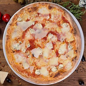 Пицца Quattro formaggi, Caffe Italia Pizzeria