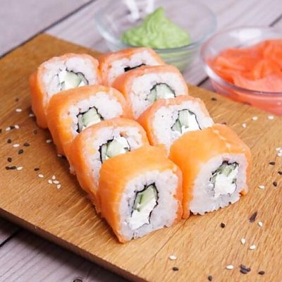 Заказать Ролл Филадельфия с мандарином, Пицца Суши - Жлобин