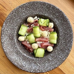 Салат с тунцом, Пицца Суши - Жлобин