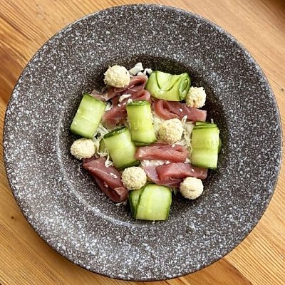 Заказать Салат с тунцом, Пицца Суши - Жлобин