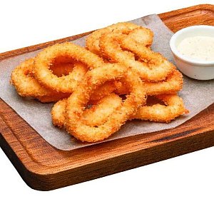 Кольца кальмара с соусом, Хмельная Пробка