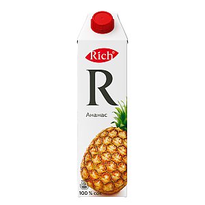 Rich ананасовый сок 1л, Хмельная Пробка