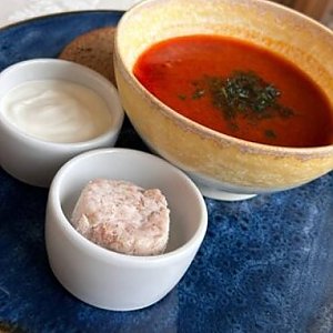 Борщ со свининой, Тепло