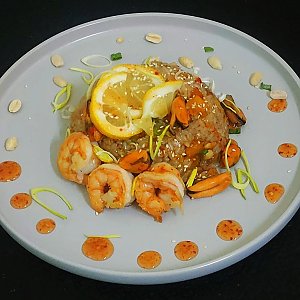 Рис Тяхан с креветками и мидиями, Soho Cafe
