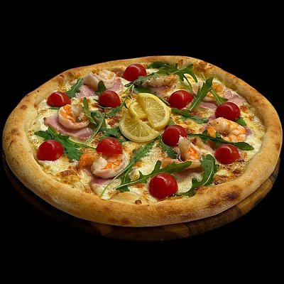 Заказать Пицца с креветкой и беконом 30см, Soho Cafe