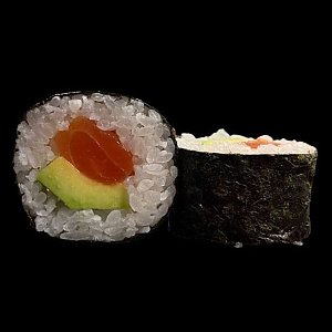 Ролл маки с форелью и авокадо (без сыра), Soho Cafe