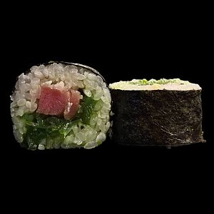 Ролл маки с тунцом и чукой (без сыра), Soho Cafe