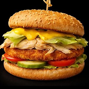 Бургер Сырный Чикен, Soho Cafe