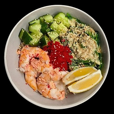 Заказать Поке с креветкой и огурцом, Soho Cafe