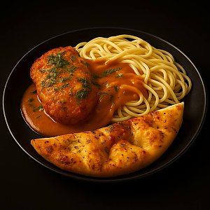 Спагетти с котлетой Папараць, РЕСТАР