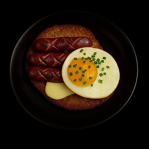 Драники со шпикачками, РЕСТАР