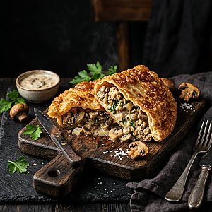 Чебурек с курицей и грибами, РЕСТАР