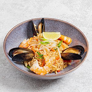 Тайский рис с морепродуктами, ART FOOD