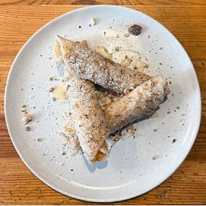 Блинчики с творогом и сгущенкой, Шаурма 13