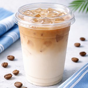 Кофе Айс Латте 0.35л, Шаурма 13