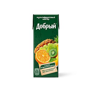 Нектар мультифруктовый Добрый 0.2л, Вкусный Дом