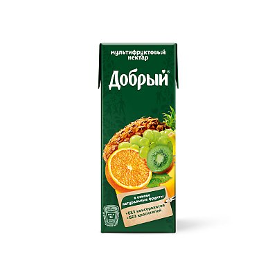 Заказать Нектар мультифруктовый Добрый 0.2л, Вкусный Дом