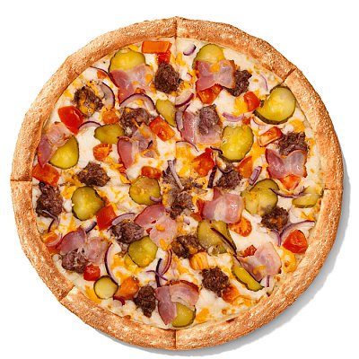 Заказать Чизбургер 25см, Монстр Пицца