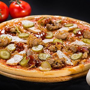 Пицца Барбекю 30см (тонкое тесто), PizzaNizza
