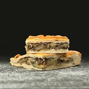 Пирог с картофелем и грибами (1200г), Пироговая.by
