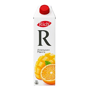 Rich апельсино-манговый сок 1л, Иверия