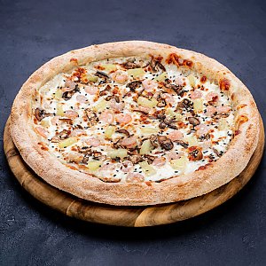 Пицца Креветка с ананасом 36см, Своё Кафе