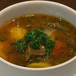 Суп с говядиной и овощами, Хинкальня - Гомель