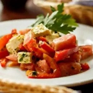 Салат с сыром Брынза, Хинкальня - Гомель