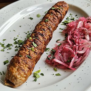 Люля-кебаб из свинины, Хинкальня (на Урицкого) - Гродно