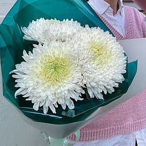 Монобукет с хризантемой №1, Цветочный Бар