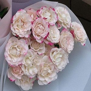 Сверток с кустовыми розами №1, Цветочный Бар