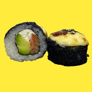 Запеченный ролл с лососем, Sushi Terra Food