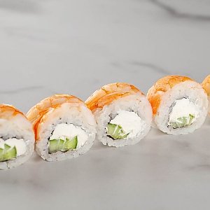 Ролл Филадельфия с королевской креветкой, Japan Sushi