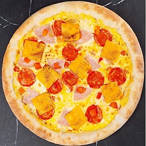 Пицца Сытный Чеддер 32см, Lucky Pizza