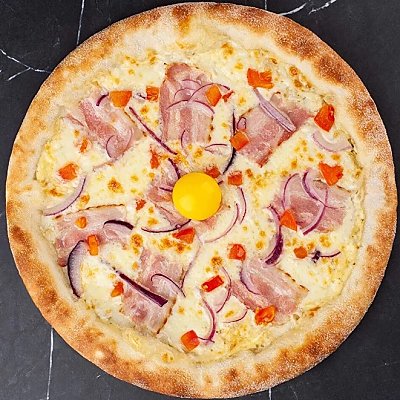 Заказать Пицца Карбонара 40см, Lucky Pizza